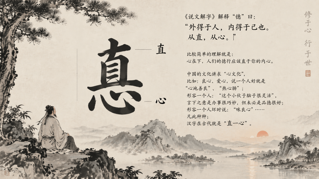 真正的“德”字应该怎么写?
